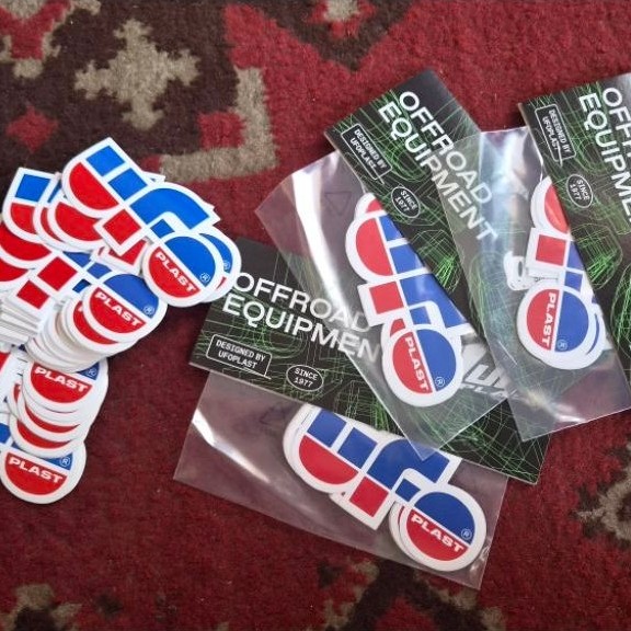 Sticker UFO Plast Vintage