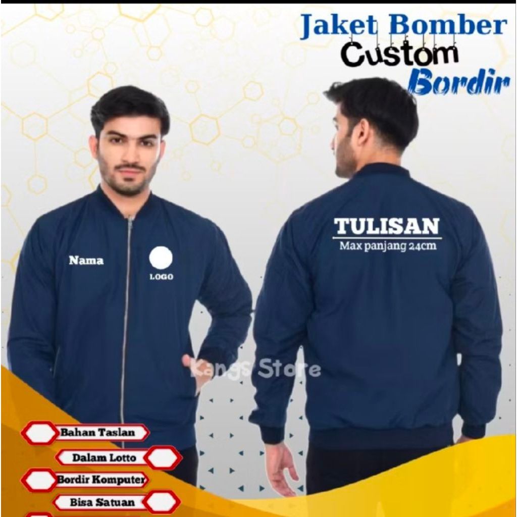 Jaket Custom Bordir jaket bordir custom jaket bordir pesanan
