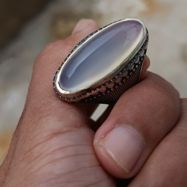 Cincin Batu Akik Susup Sodo Lanang Asli Berkualitas