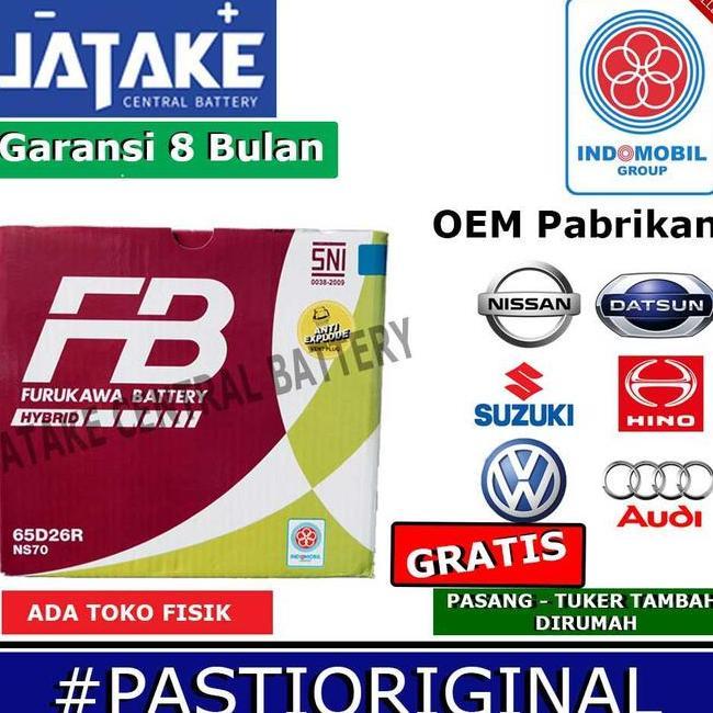 Aki Basah Mobil Ns70 Furukawa Battery Hyd