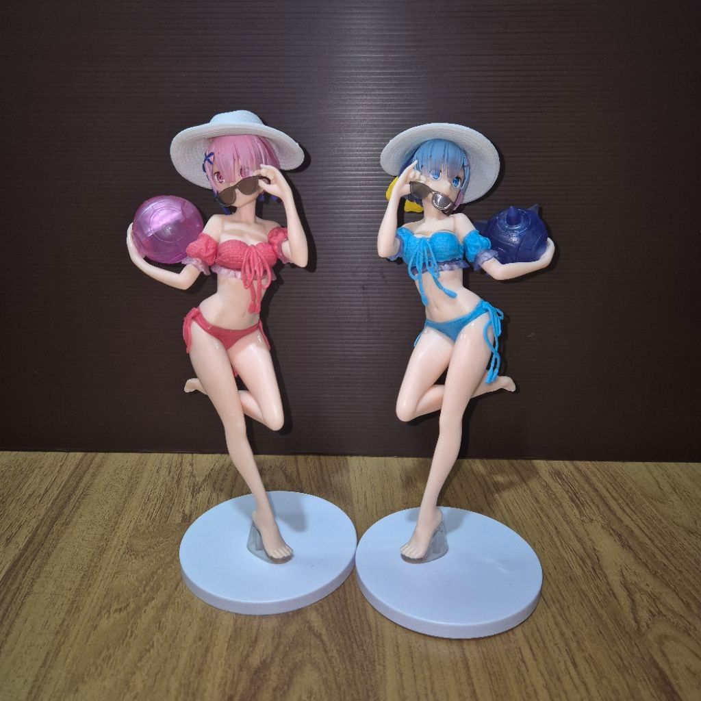 ACTION FIGURE RAM REM RE:ZERO SUMMER VACATION V2