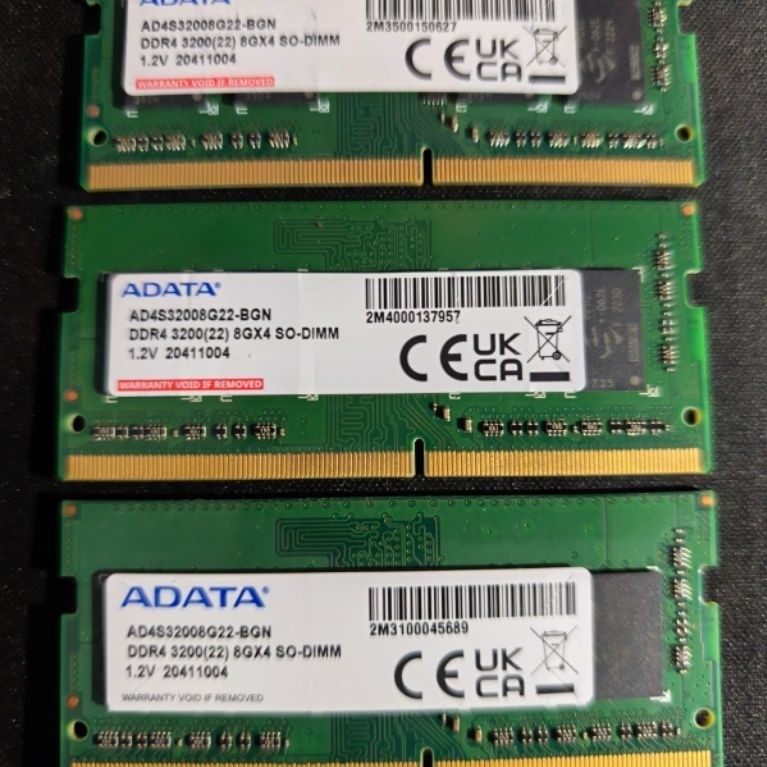 RAM ADATA DDR4 3200 8GB SO-DIMM 1.2V BGN untuk Laptop