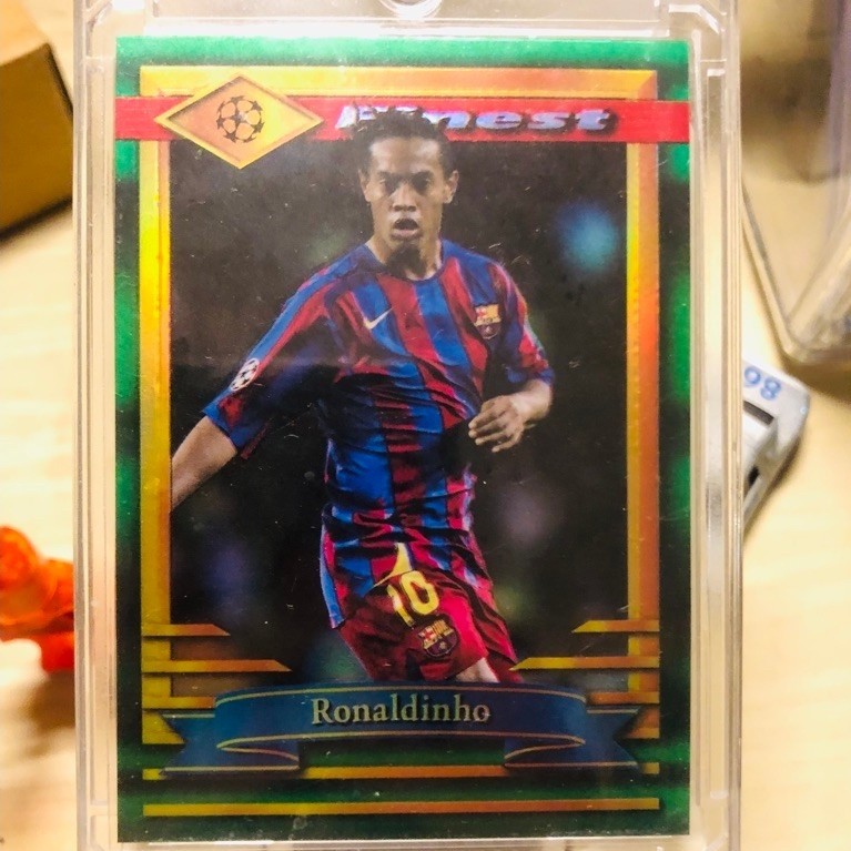 Kartu Bola Topps Finest Card Ronaldinho