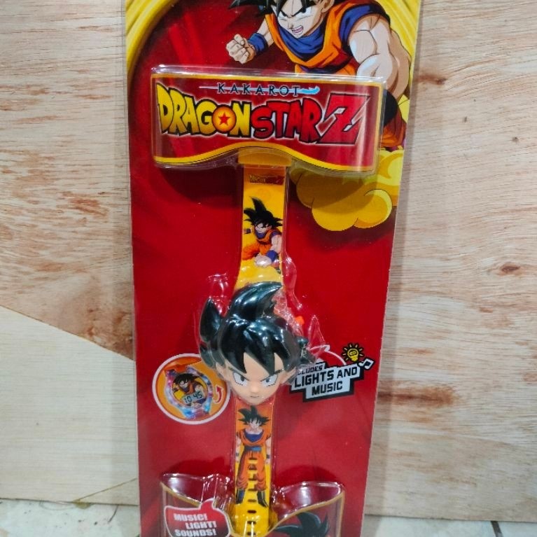 Jam Tangan Anak Dragon Ball Dengan Lampu Musik Terbaru