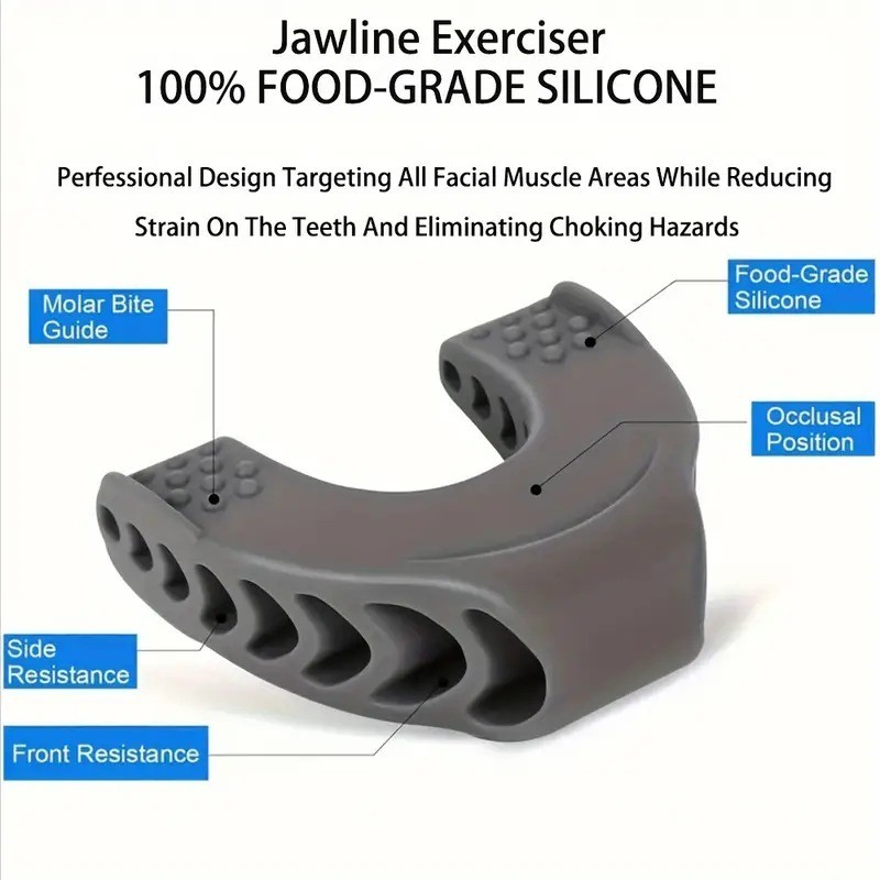 Alat Latihan Rahang Silicone Jaw Trainer Mastic Ball Murah High Quality Original LV-6 Black