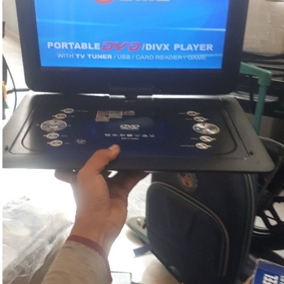 dvd portable tv gmc 14in normal