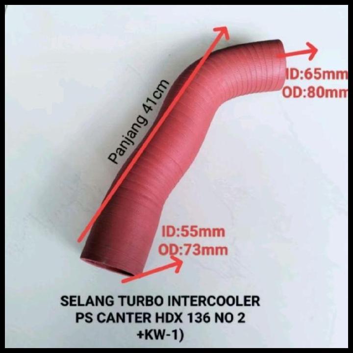 DISKON SELANG TURBO INTERCOOLER  MOBIL PS CANTER HDX 136 NO.2 CAR 