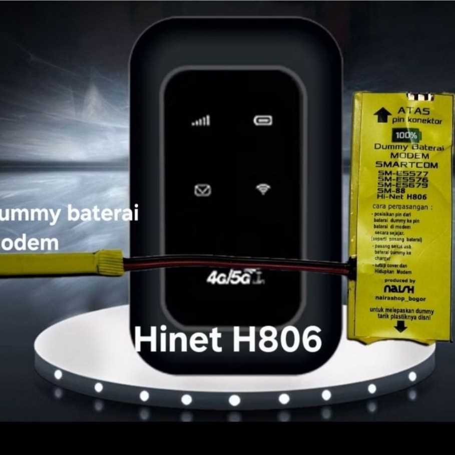 Dummy bat*ra* modem Hinet H806 kirim khusus keluar pulau jawa