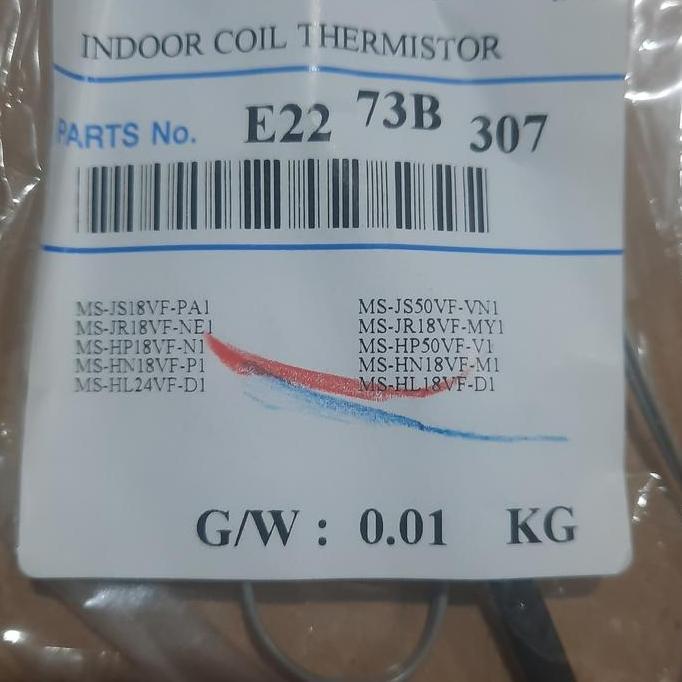 Thermistor AC Mitsubishi Electric JR18VF