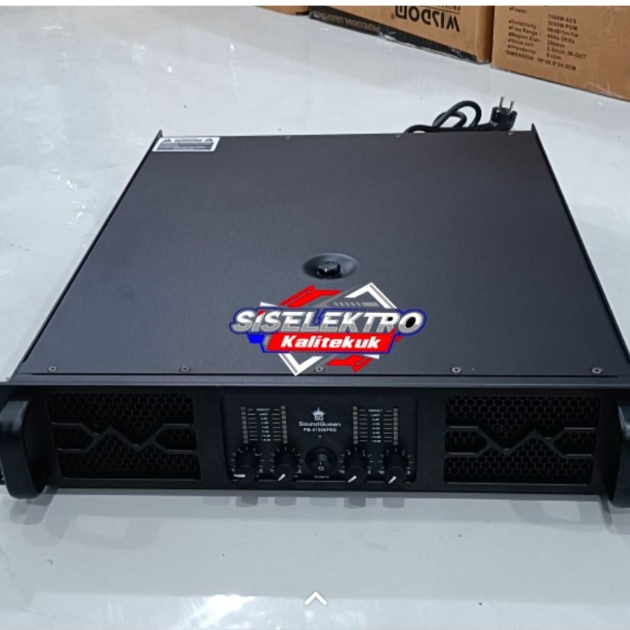 power amplifier soundqueen pm 41400 pro power soundqueen pm41400