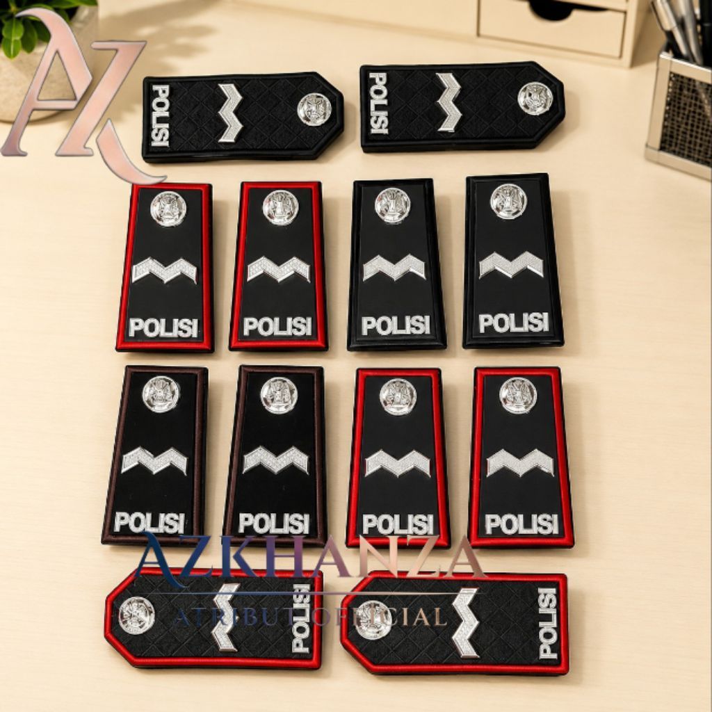 SET PANGKAT PDH/PDU/PDL AIPDA POLRI PREMIUM LUXURY TERLENGKAP - PANGKAT AIPDA POLRI FULL MIKA - PANG
