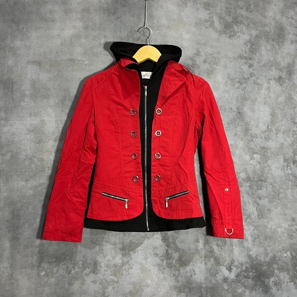 Bomber merah murah original second preloved wanita 323