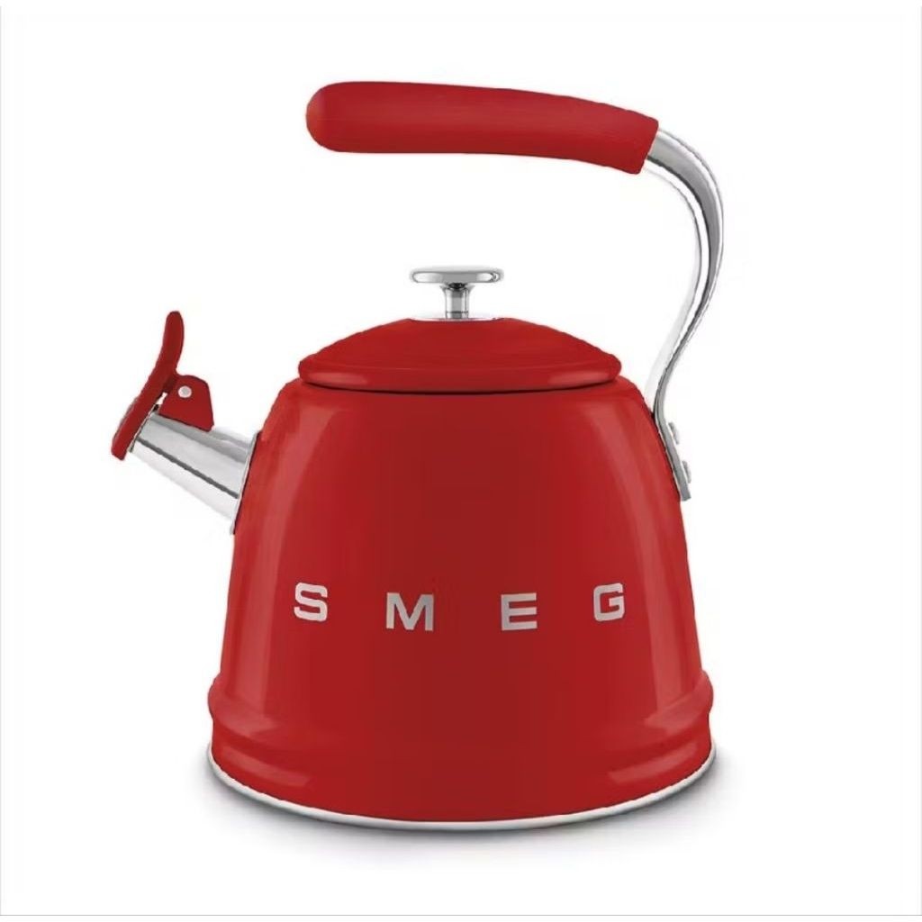 SMEG Whistling Kettle Teko Premium Kettle Stainless Steel