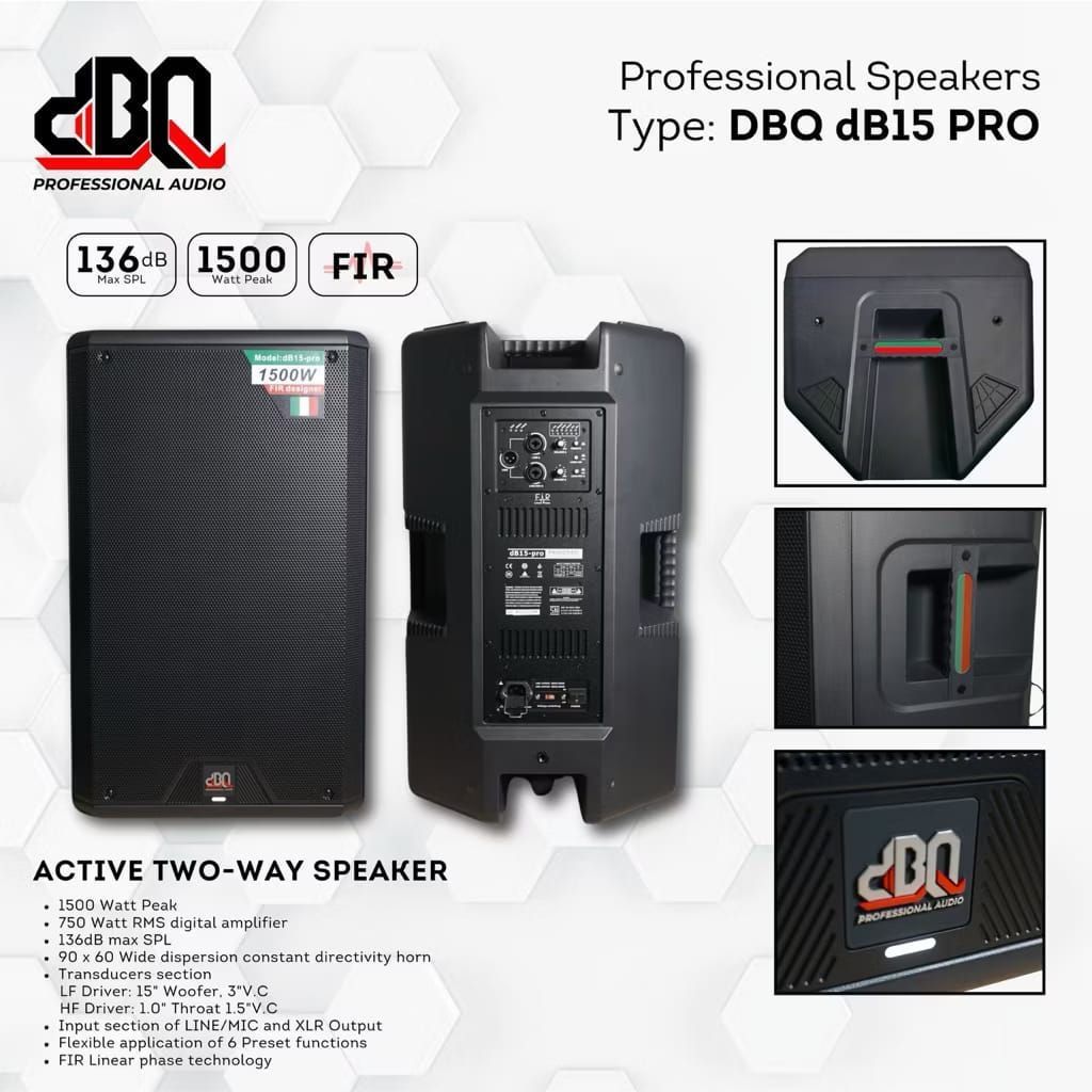 Speaker Active DBQ DB 15 PRO