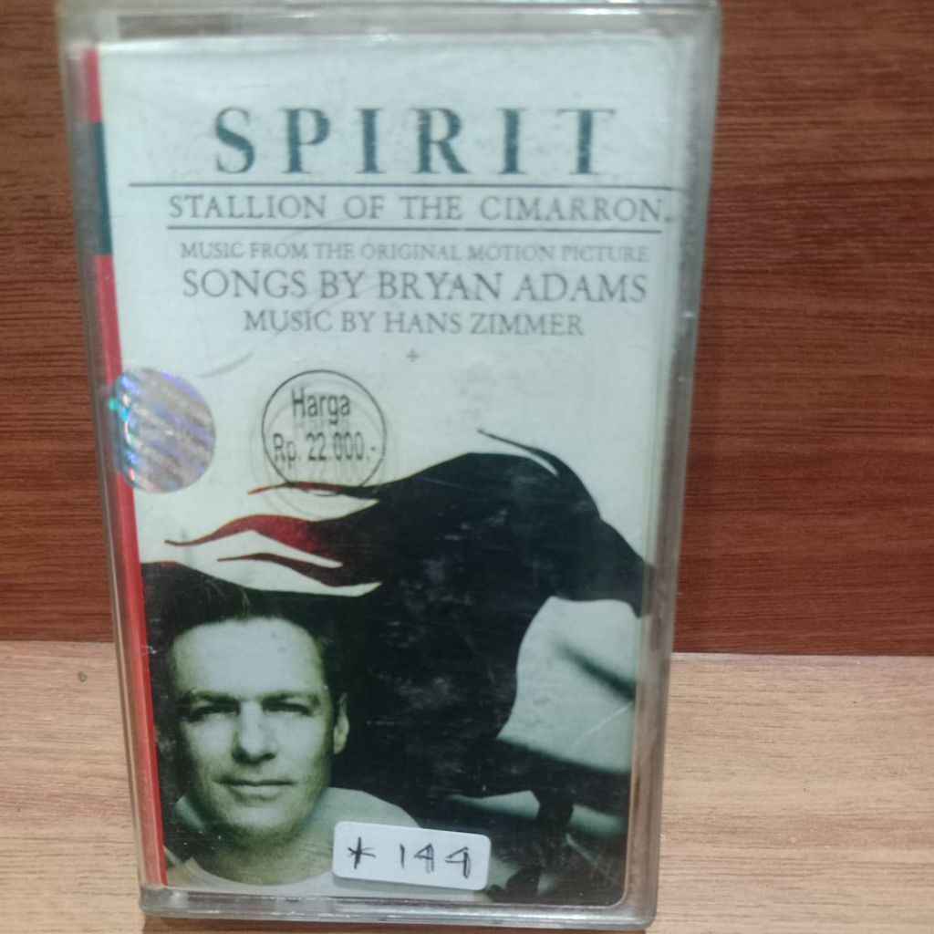 Kaset pita Bryan Adams ost Spirit