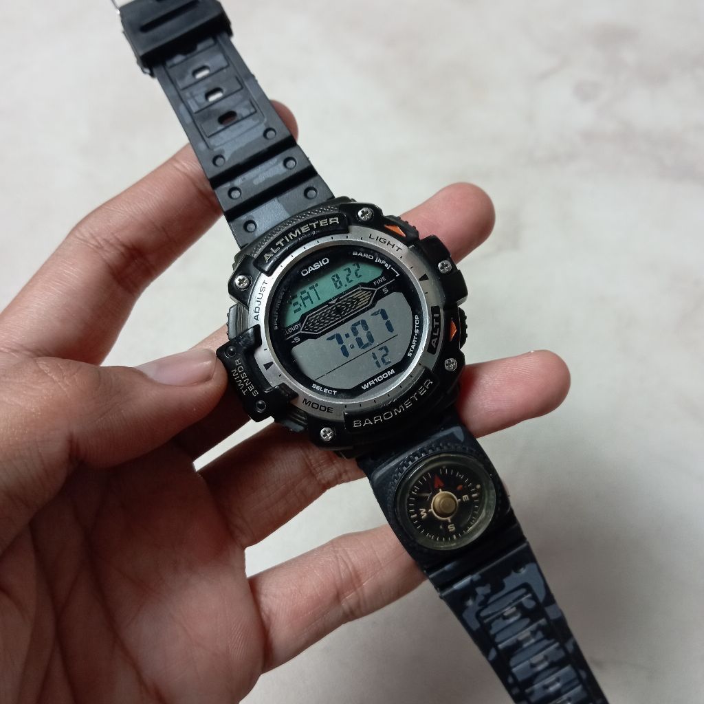 Jam Tangan Casio Protrek SGW-300H Pria Wanita Second Bekas