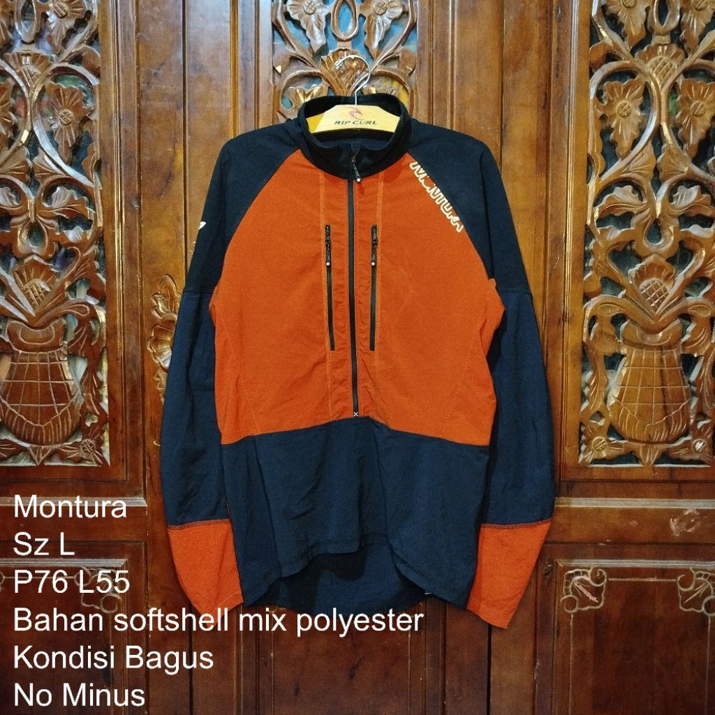 BASELAYER HALFZIP MONTURA SIZE L SECOND