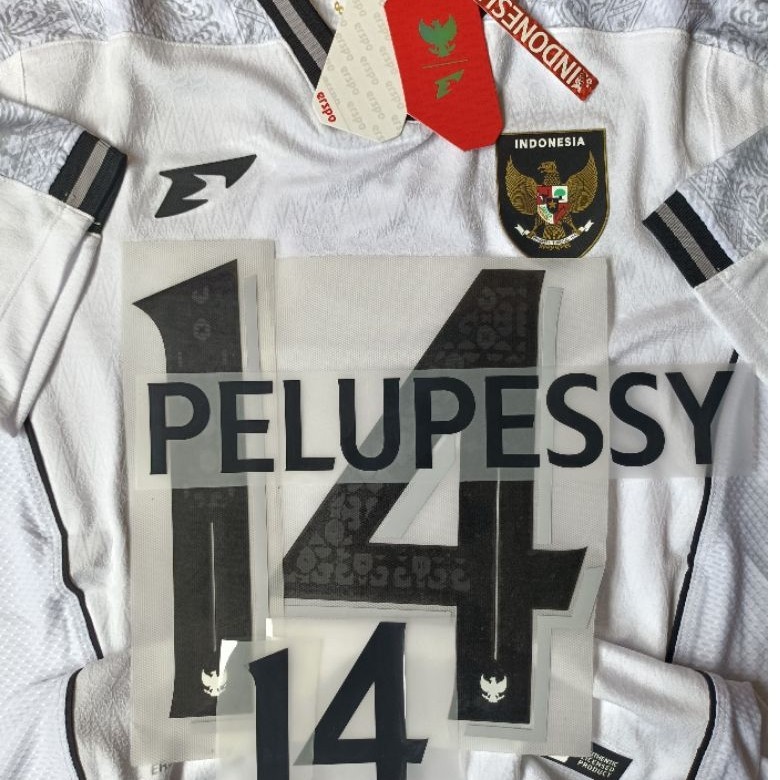 Nameset Timnas Jersey Away Erspro 2025 Original