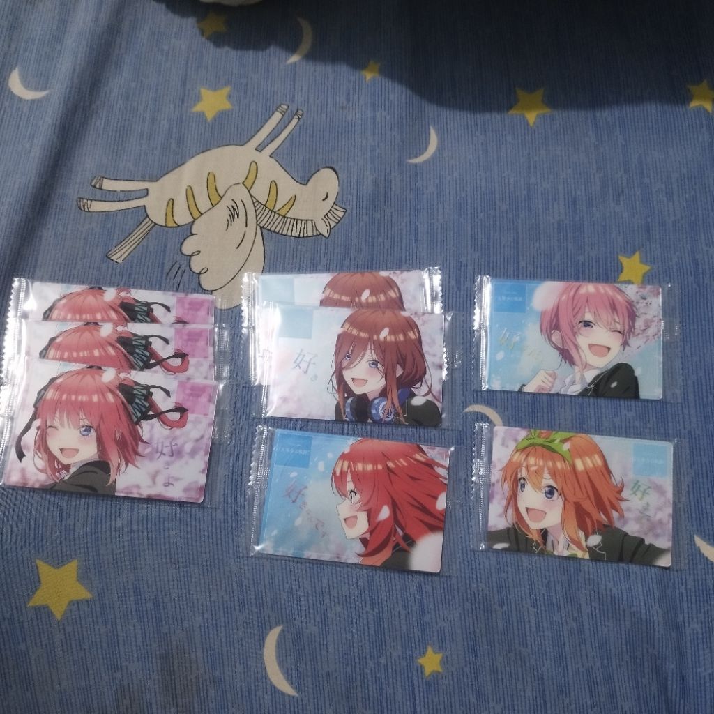 Kartu Wafer Card Gotoubun No Hanayome The Movie