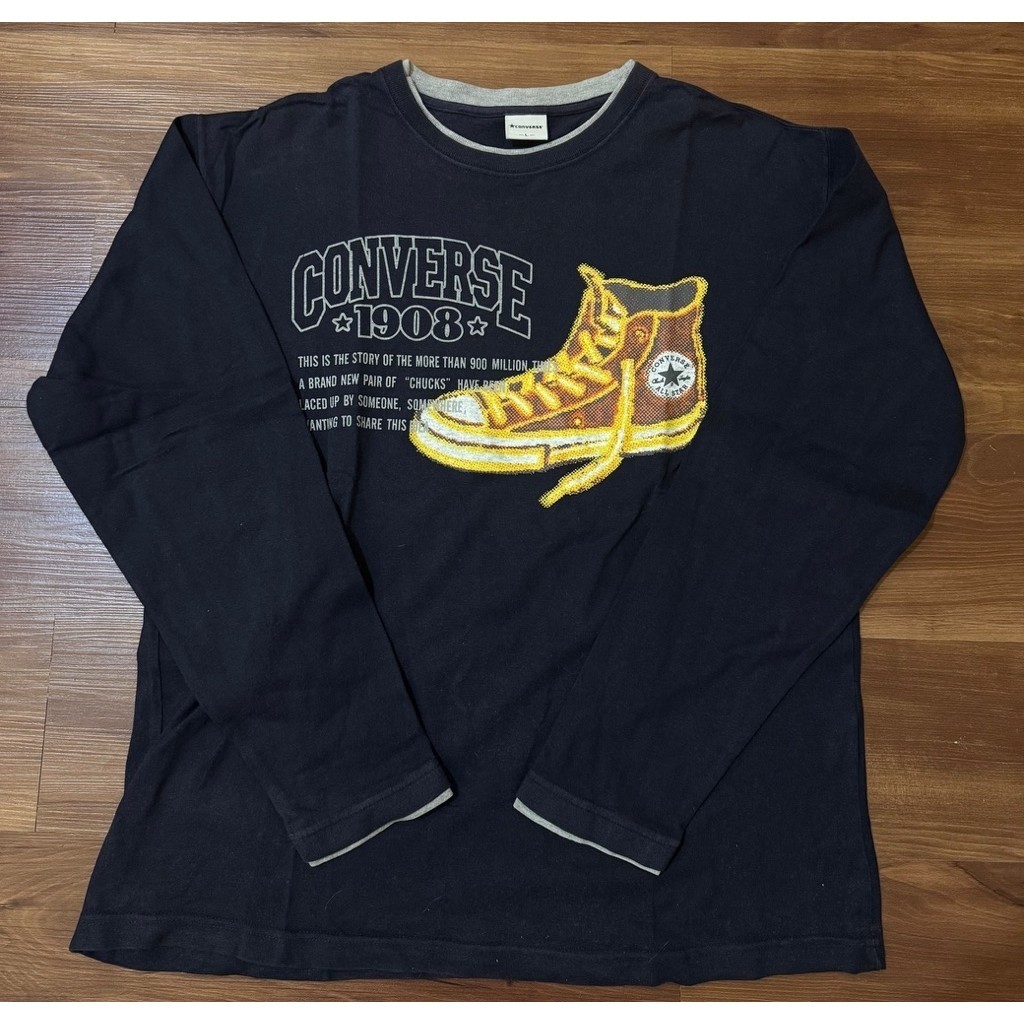 Kaos Lengan Panjang Converse Size L
