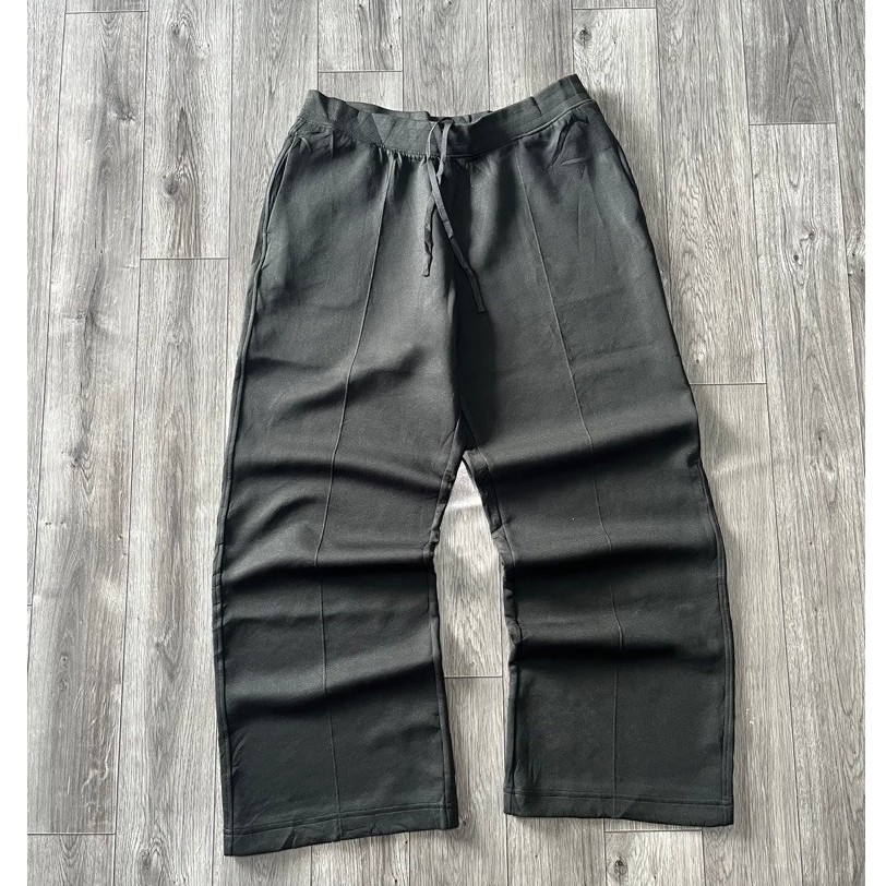 Sweatpant Uniqlo Wide Olive