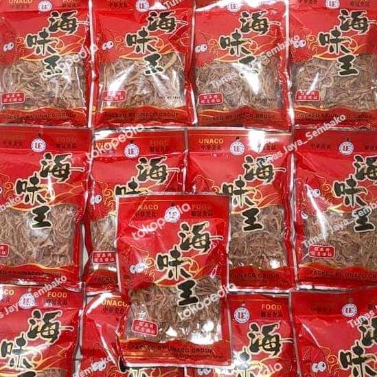 Juhi Sotong Merah Import Malaysia/ Juhi Suwir 180Gram