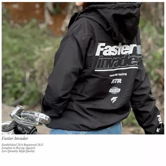 Jaket windbreaker faster invader