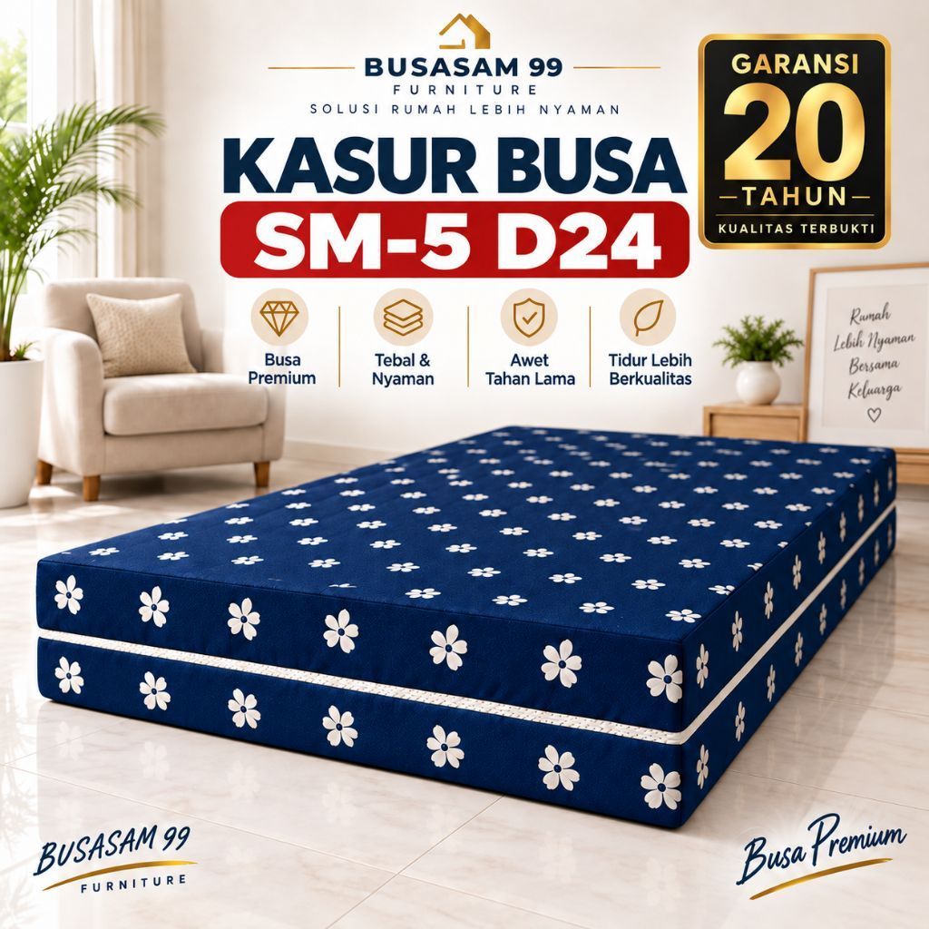 KASUR BUSA D24 GARANSI 15 TAHUN KASUR BUSA KASUR SPON KASUR LANTAI KASUR LIPAT KASUR BAYI KASUR SPRI