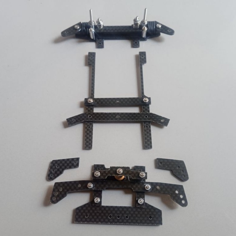 Bemper Tamiya STO Anchor Pivot Hanging Set Kevlar 1.9mm ( potong Chassis)