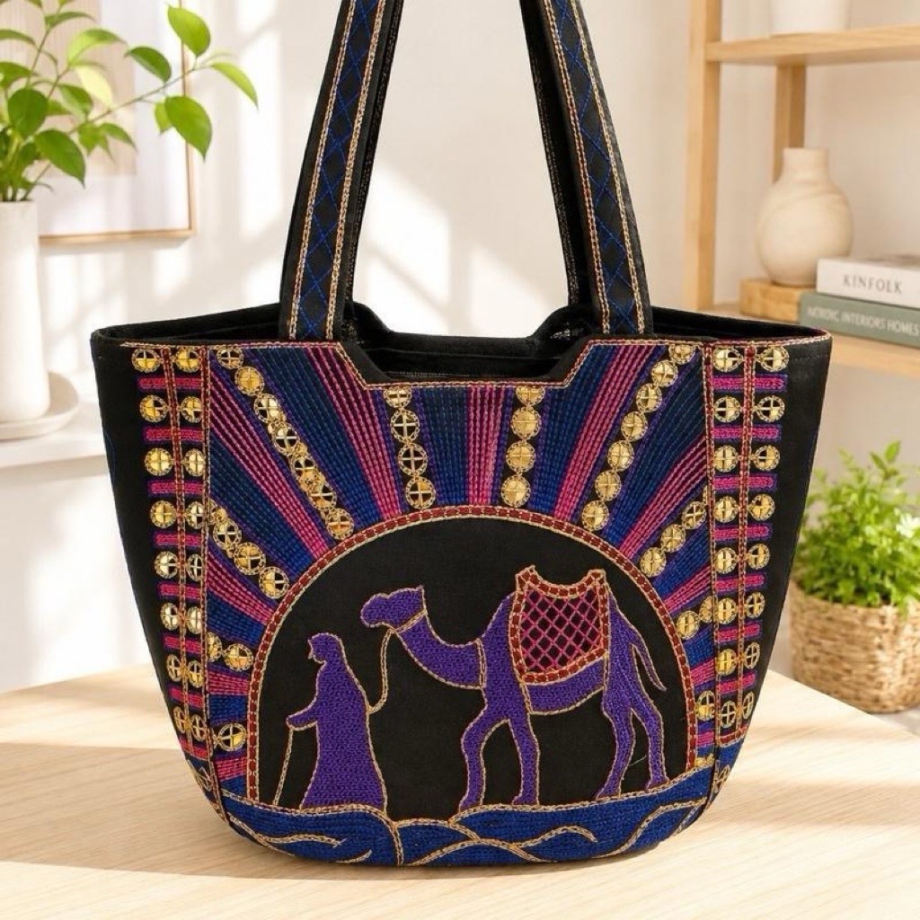 Tas Jinjing Pakistan - Made in Pakistan - Tas Handle Bag - Tas Oleh oleh Haji UK 35x22