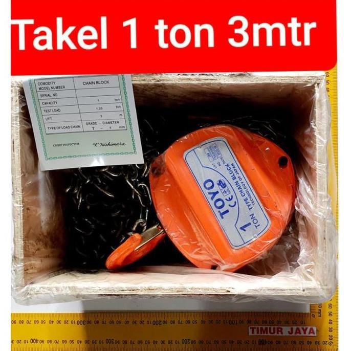 CHAIN BLOCK TAKEL 1 TON 3 METER