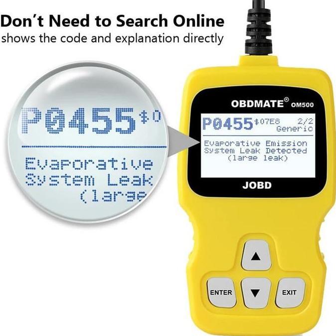 Alat Om500 Scanner Mobil Obd2 Obdmate Jobd Obd Mate