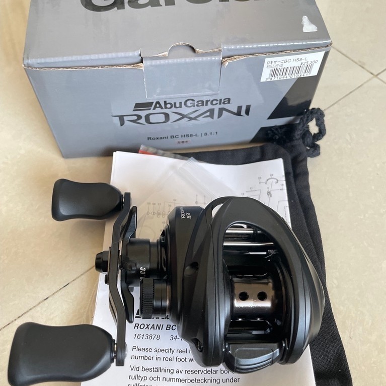 reel bc abu garcia roxani HS8-L NEW