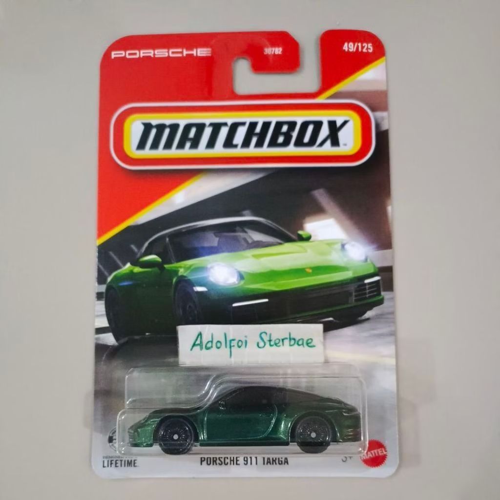 matchbox porsche 911 targa hijau