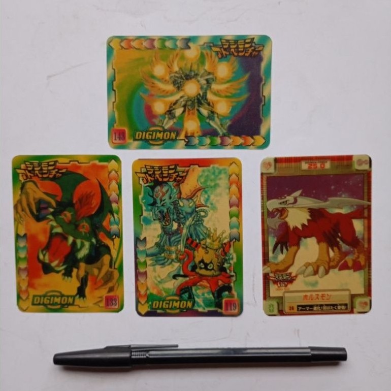 Paket Kartu Digimon Transparan