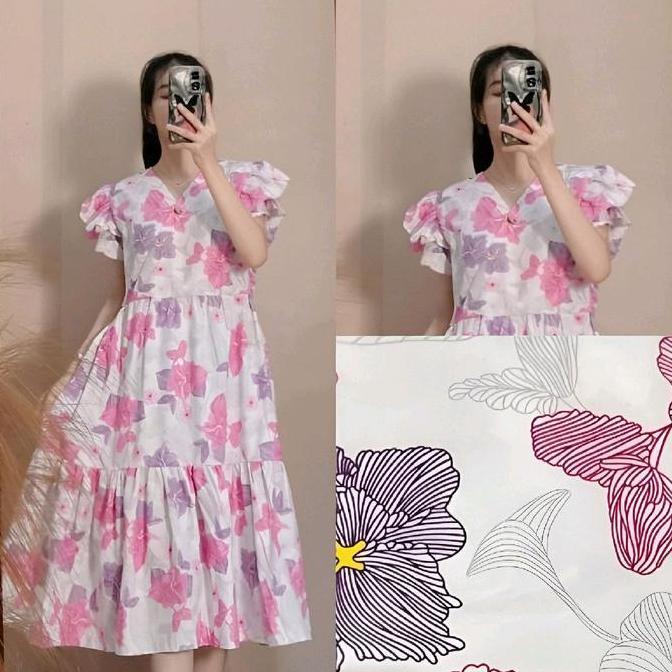 Well- Gege-Dress Jenny /Daster Jenny Bisa Bumil Busui Friendly Dress Casual