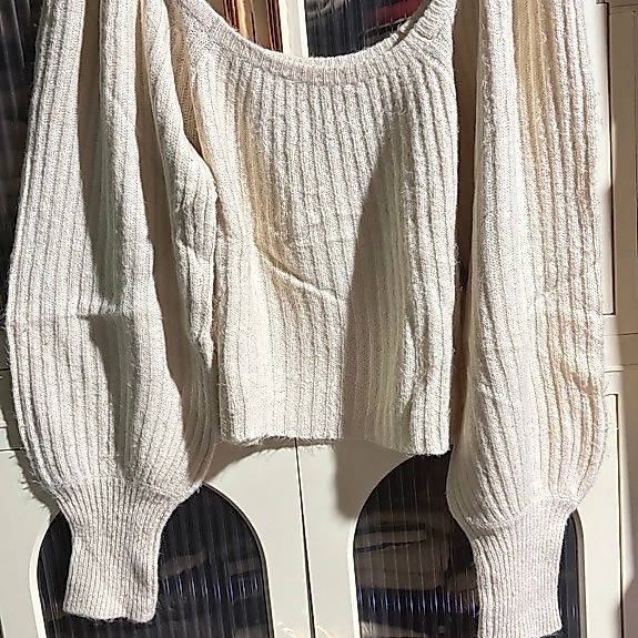 grl knit lengan balon