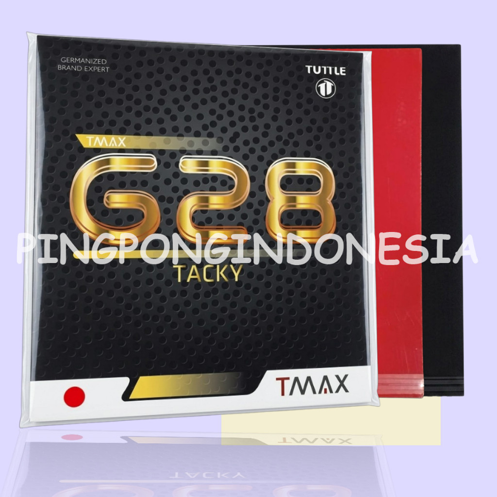 Tuttle - Tmax G28 Tacky - Rubber Karet Pingpong Tenis Meja Bat Bet Karet TenisMeja Top Sheet Tacky