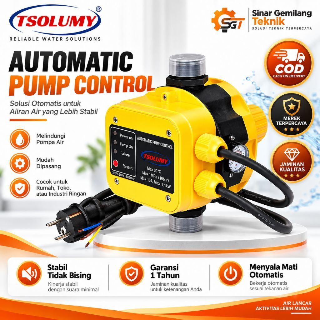 Otomatis Pompa air Automatic Pump Control APC Pressure pump automatic pressure control AUTO PUMP Aut