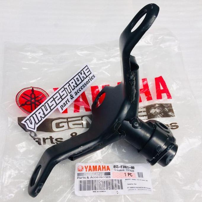 Bracket Breket Kupu Dudukan Stang Stir Segitiga Atas F1ZR FIZR Ori 4US