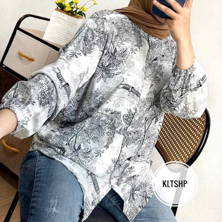 Best Seller Ootd Kemeja Rayon Motif Kekinian - Kemeja Kancing Aktif - Kemeja Rayon Motif - Kemeja Ca