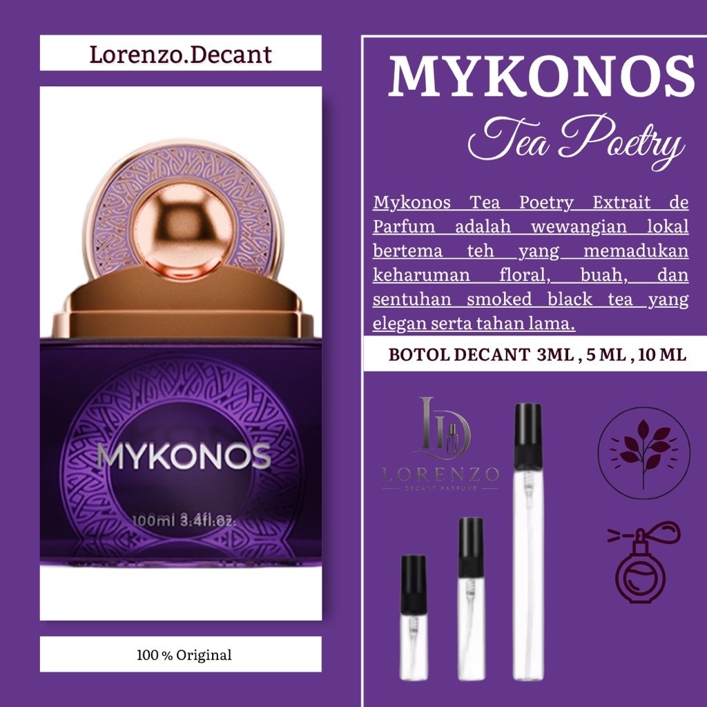 Mykonos Tea Poetry Edp | Mykonos Tea Poetry Decant