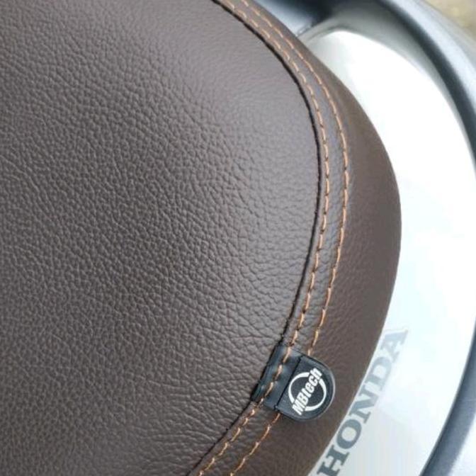 KULIT COVER JOK MOTOR BAHAN MBTECH SPECIAL WARNA COKLAT