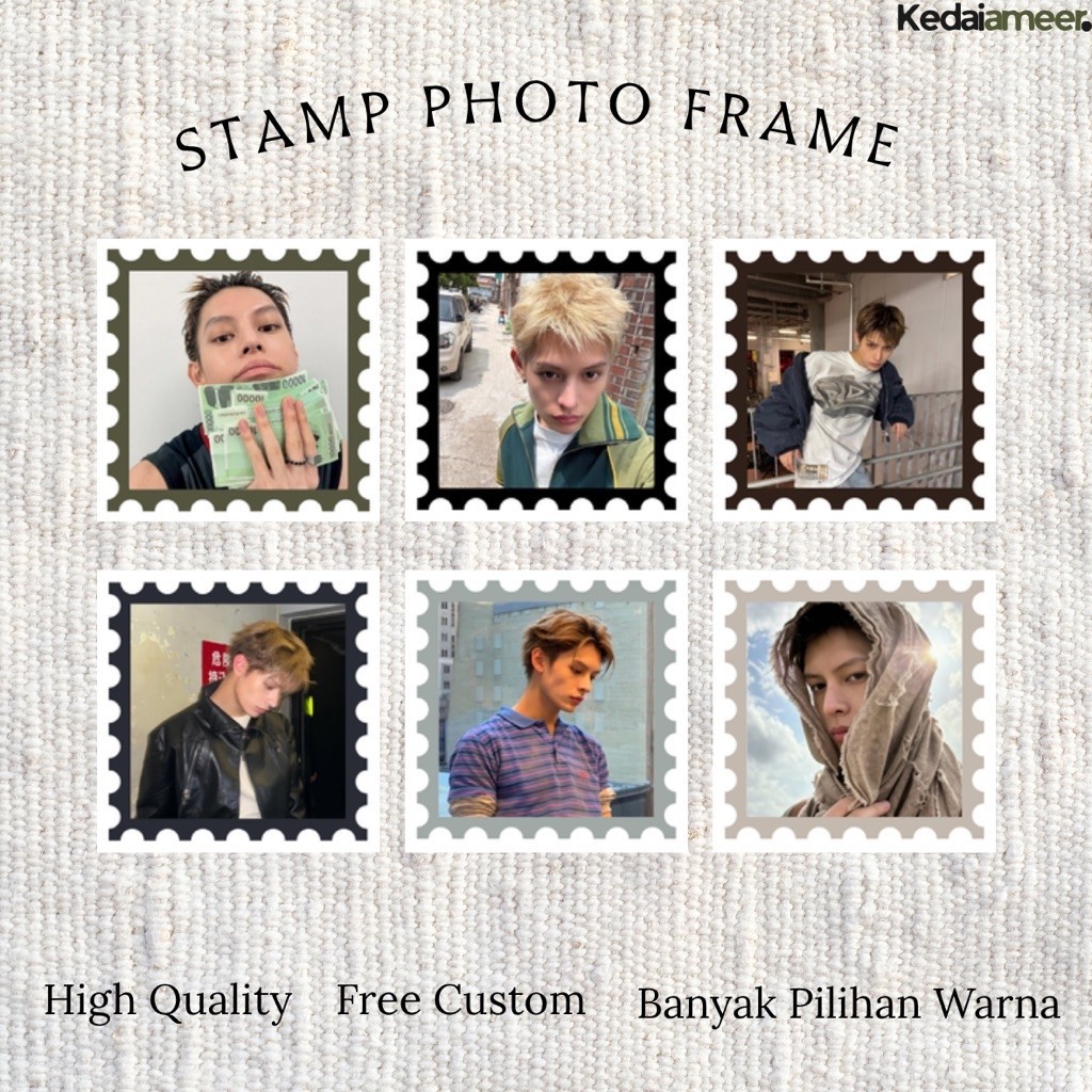 Stamp Photo Frame Foto Stamp Custom Cortis