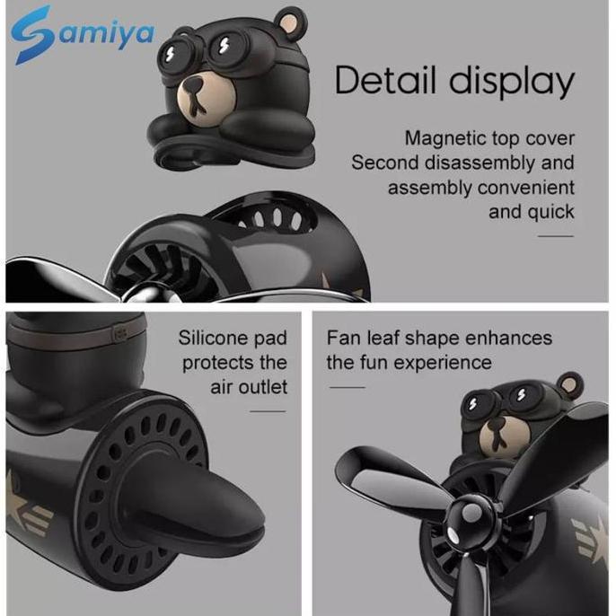 parfum mobil pilot pesawat bebek beruang bear duck air freshener auto SSS