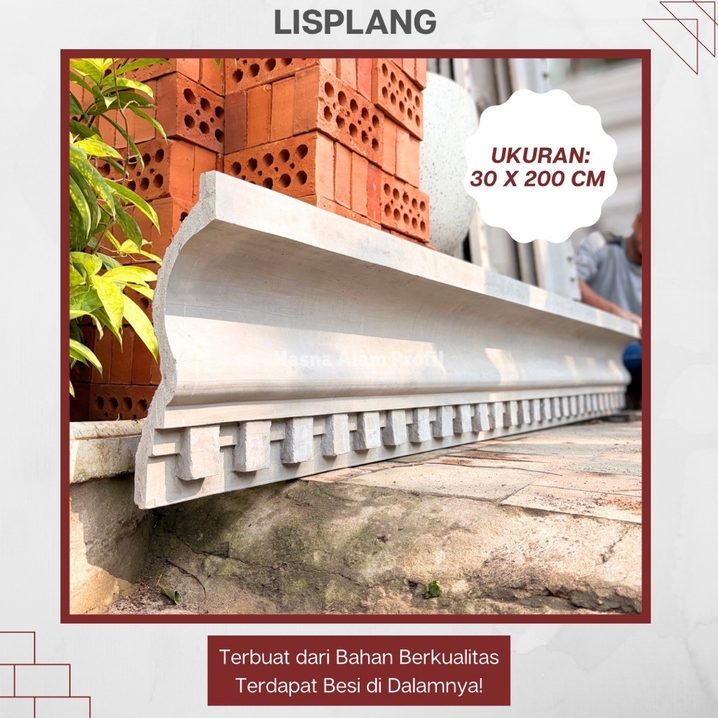 Lisplang Beton 30 x 200 cm – Lis Profil, Lis Profil Beton, lisplang, lis, lis beton, profil beton, l