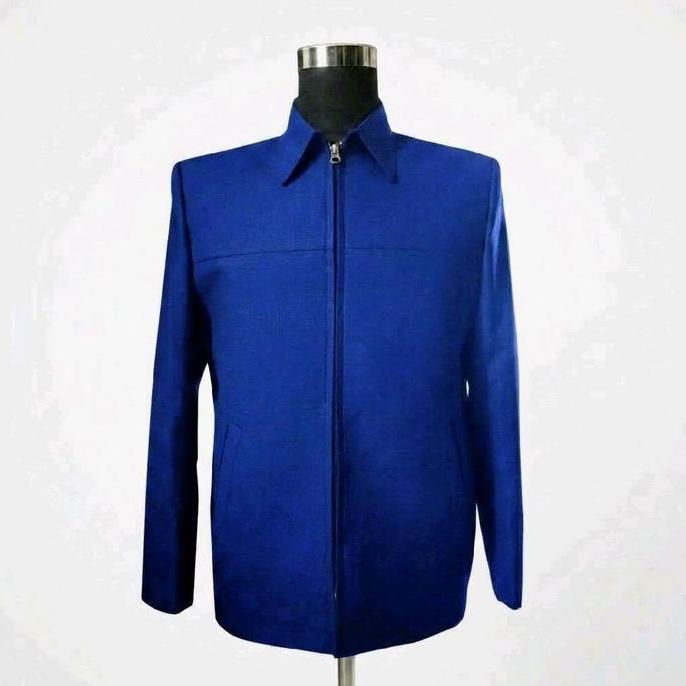 Jasket Pria Keren Modern Jas Santri Dosen Ustadz Premium Hitam, Formal, Jaket, Tebal, Blazer, Casual