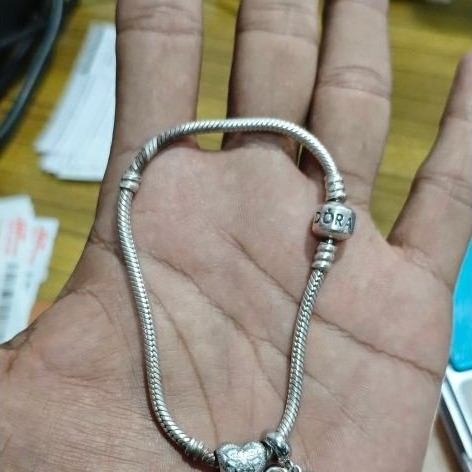 GELANG PANDORA PERAK 925 SECOND ORIGINAL
