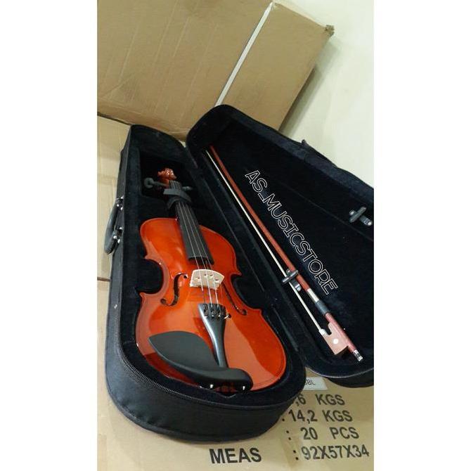 Biola Akustik 4/4 - Biola Makoa Full Set Hardcase - Biola Dewasa