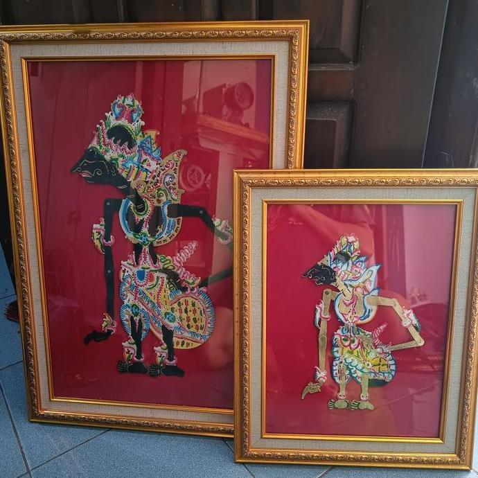 Figura Wayang Kulit / Hiasan Dinding Wayang